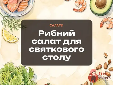 Рибний салат для святкового столу