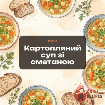 Картопляний суп зі сметаною