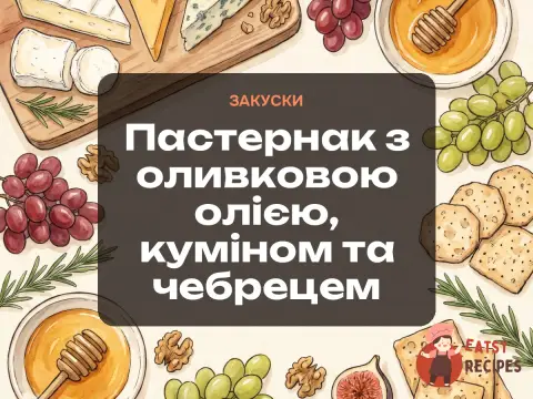 Пастернак з оливковою олією, куміном та чебрецем