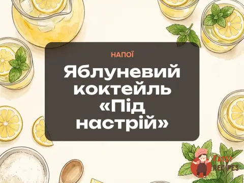 Яблуневий коктейль «Під настрій»