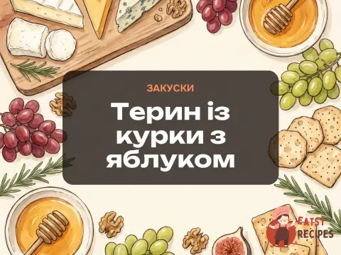 Терин із курки з яблуком