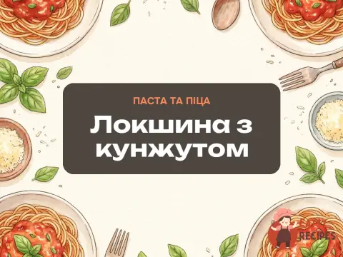 Локшина з кунжутом