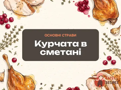 Курчата в сметані
