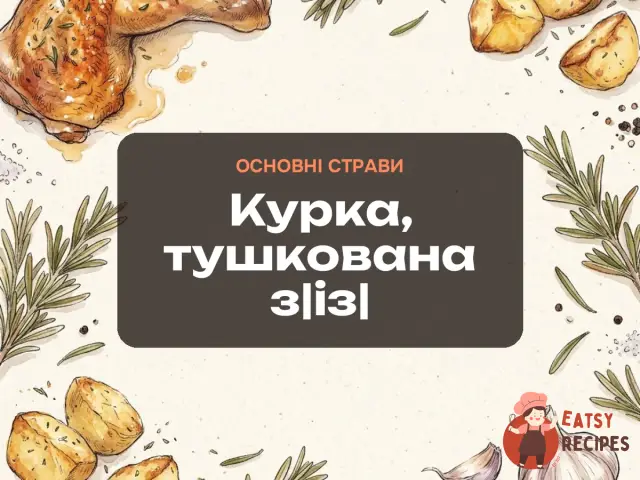 Курка, тушкована з|із|