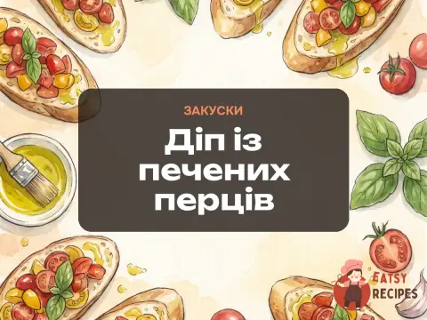 Діп із печених перців