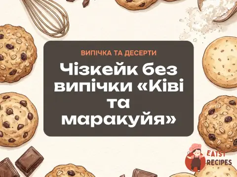 Чізкейк без випічки «Ківі та маракуйя»