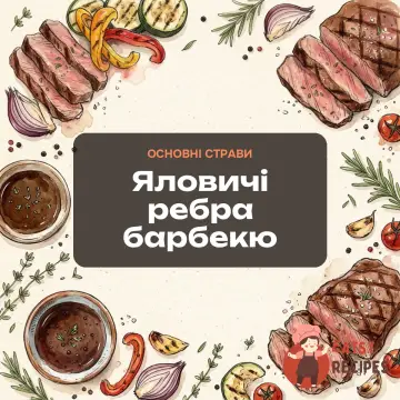 Яловичі ребра барбекю