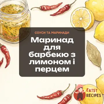 Маринад для барбекю з лимоном і перцем