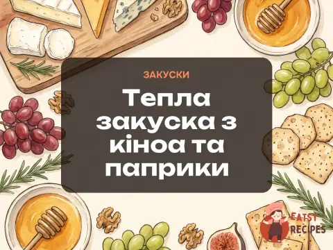 Тепла закуска з кіноа та паприки