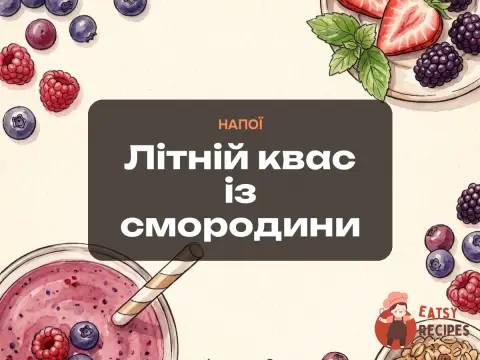 Літній квас із смородини