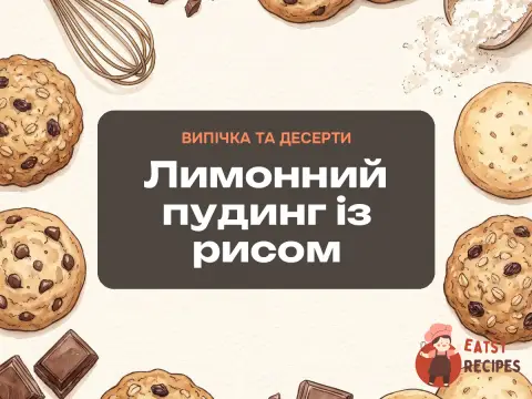 Лимонний пудинг із рисом