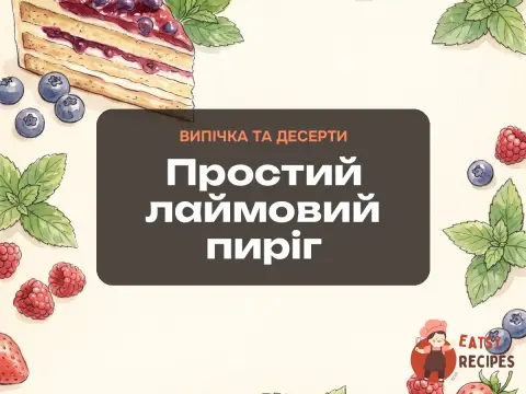 Простий лаймовий пиріг