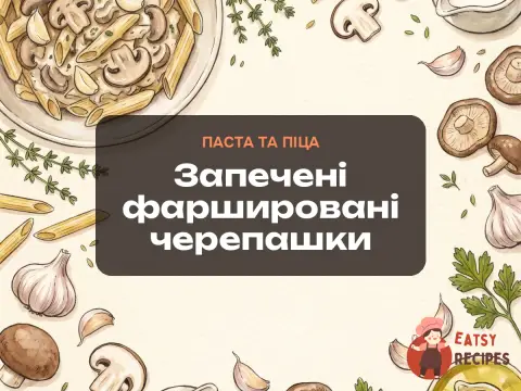 Запечені фаршировані черепашки