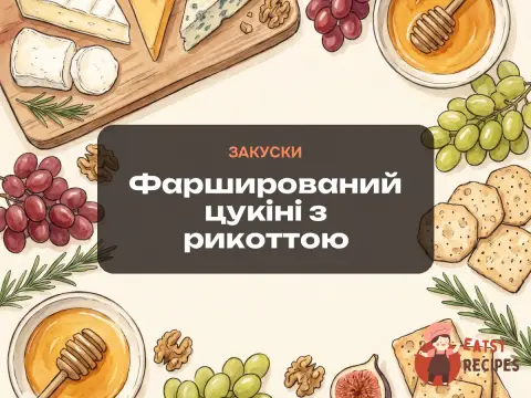 Фарширований цукіні з рикоттою