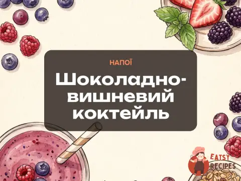 Шоколадно-вишневий коктейль