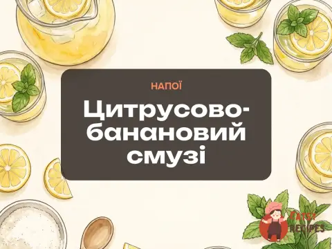 Цитрусово-банановий смузі