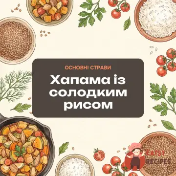 Хапама із солодким рисом