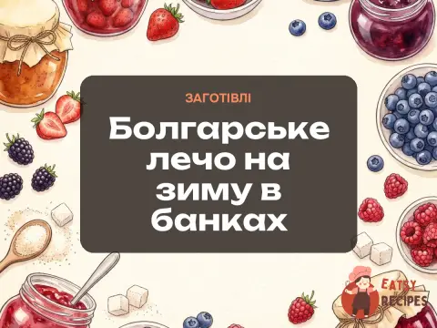 Болгарське лечо на зиму в банках
