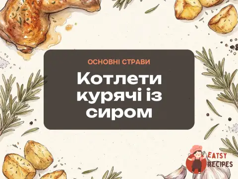 Котлети курячі із сиром