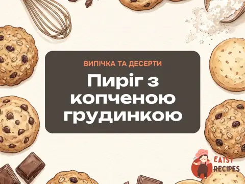 Пиріг з копченою грудинкою