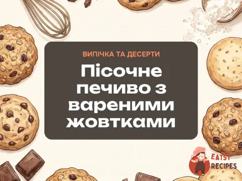 Пісочне печиво з вареними жовтками