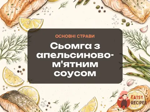 Сьомга з апельсиново-м'ятним соусом