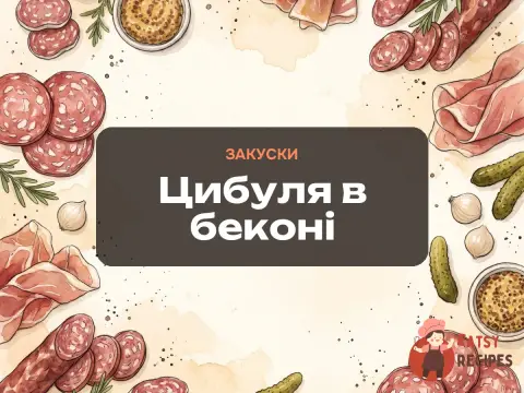 Цибуля в беконі