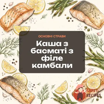 Каша з басматі з філе камбали