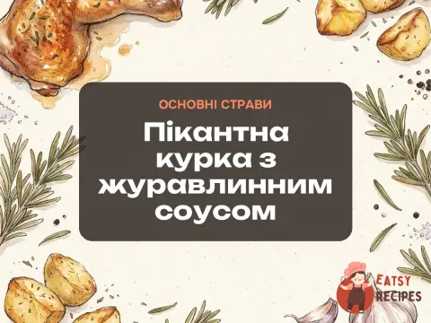 Пікантна курка з журавлинним соусом