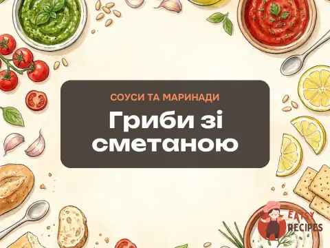 Гриби зі сметаною
