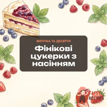 Фінікові цукерки з насінням