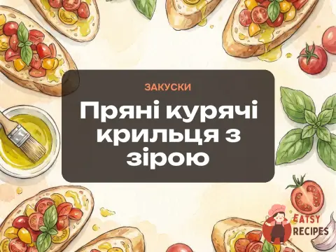 Пряні курячі крильця з зірою