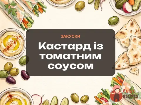 Кастард із томатним соусом