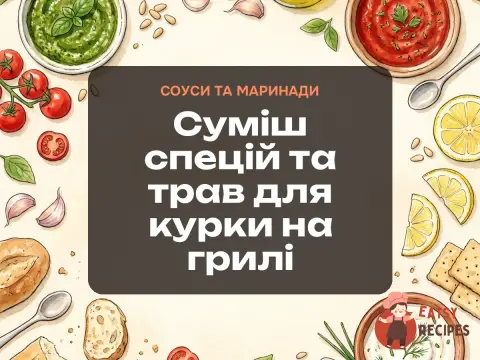 Суміш спецій та трав для курки на грилі