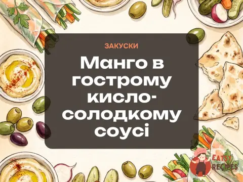 Манго в гострому кисло-солодкому соусі