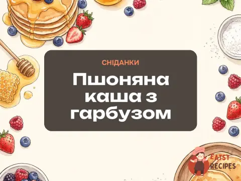 Пшоняна каша з гарбузом