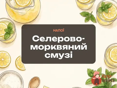 Селерово-морквяний смузі