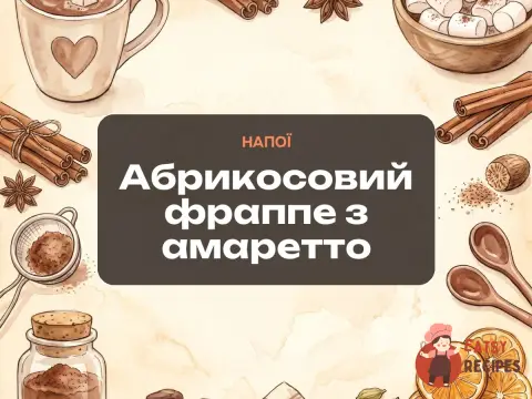 Абрикосовий фраппе з амаретто