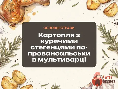 Картопля з курячими стегенцями по-провансальськи в мультиварці