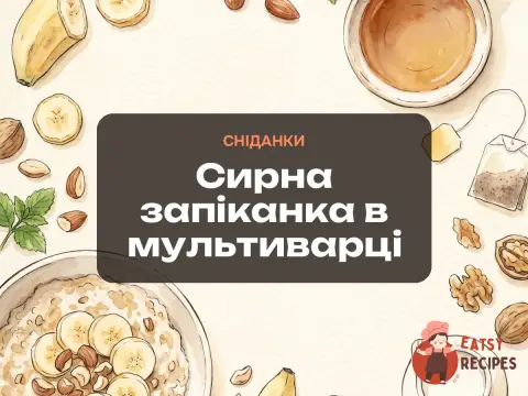 Сирна запіканка в мультиварці