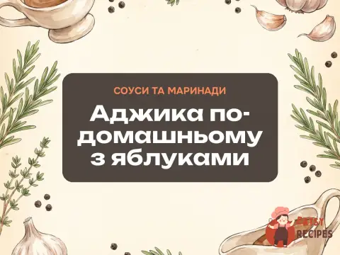 Аджика по-домашньому з яблуками