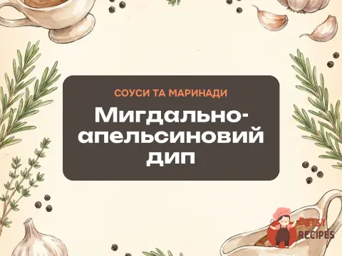 Мигдально-апельсиновий дип