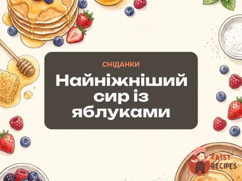Найніжніший сир із яблуками