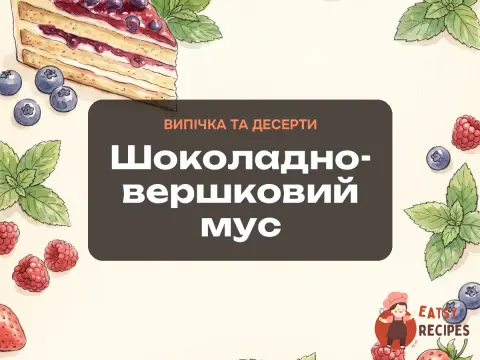 Шоколадно-вершковий мус
