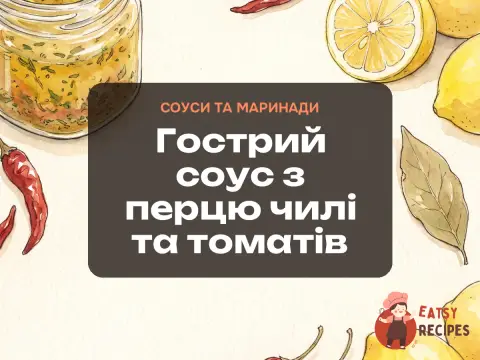Гострий соус з перцю чилі та томатів