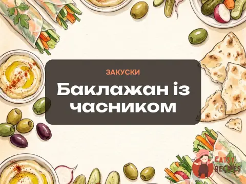 Баклажан із часником