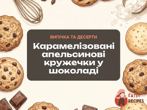 Карамелізовані апельсинові кружечки у шоколаді