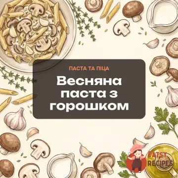 Весняна паста з горошком