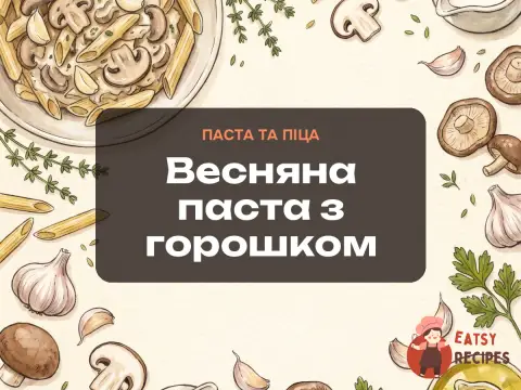 Весняна паста з горошком