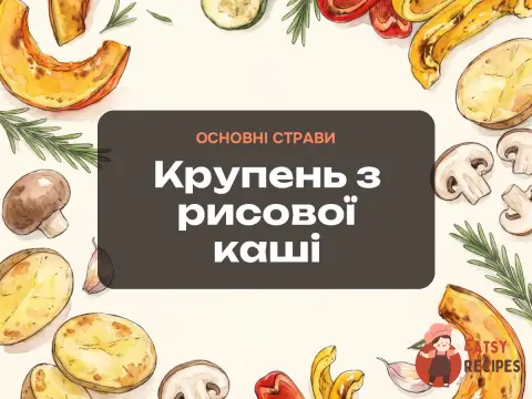 Крупень з рисової каші